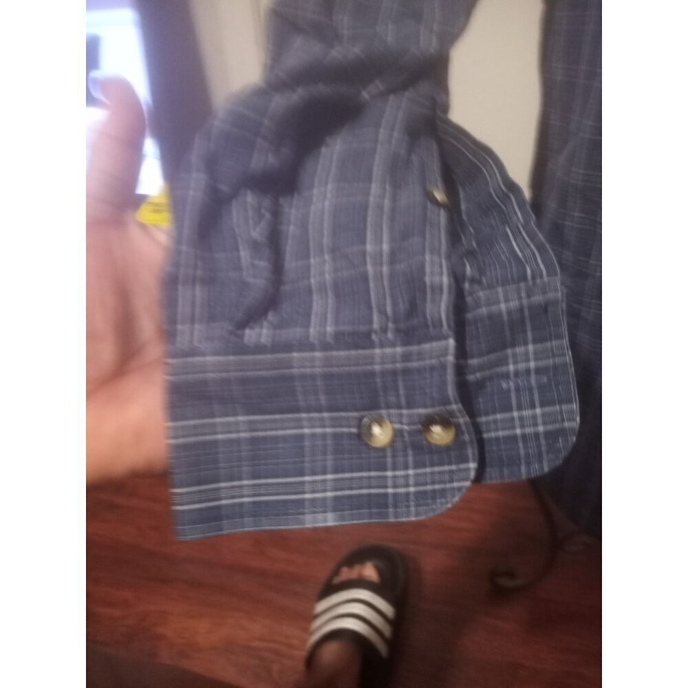 Pendleton Shirt Mens XL Blue 100% Cotton Plaid Long Sleeve Button Down - Picture 5 of 12
